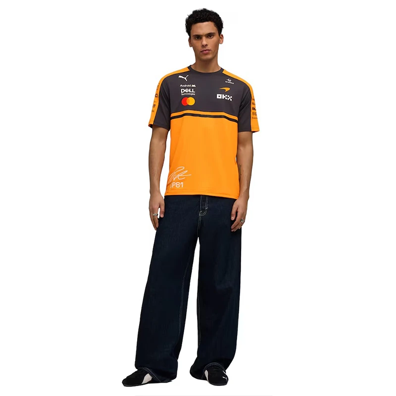 McLaren 2026 Team Oscar Piastri Driver Set Up T-Shirt - Image 5
