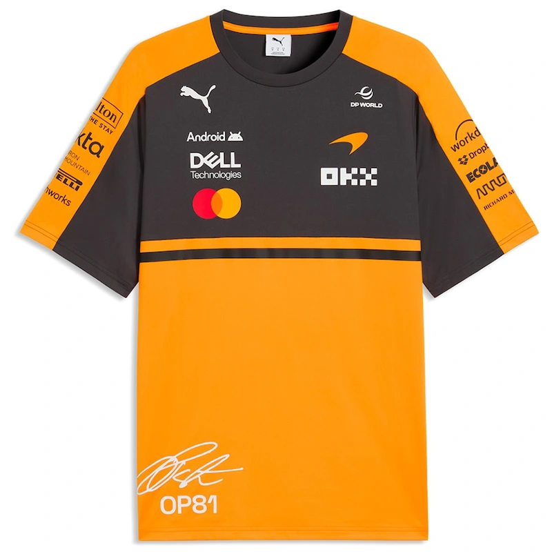 McLaren 2026 Team Oscar Piastri Driver Set Up T-Shirt