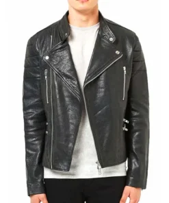 Men's Fashion Wear Leather Biker Jacket