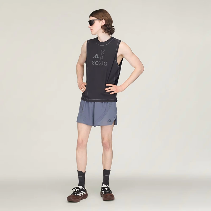 Men's Adidas x Song For The Mute adi365 Black Running Tank Top - Image 6
