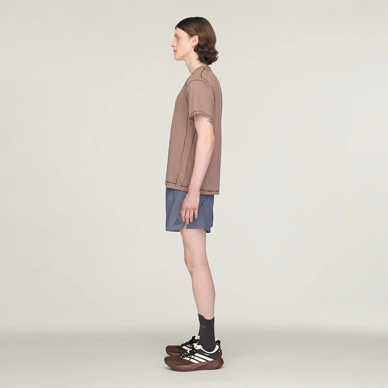 Men's Adidas x Song For The Mute adi365 Running Unitefit Trace Brown T-Shirt - Image 9