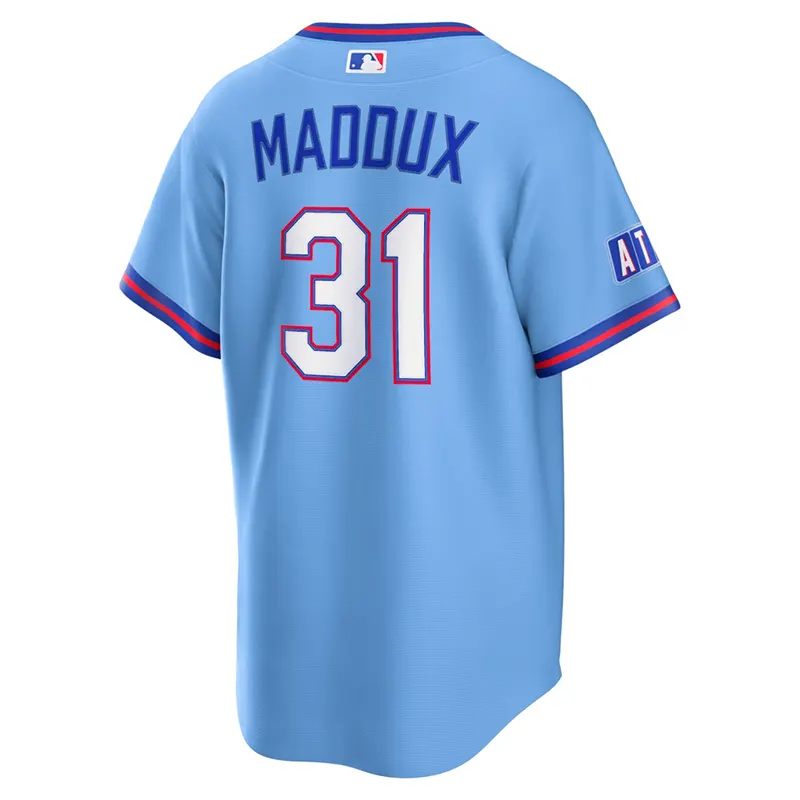 Mens Atlanta Braves Greg Maddux Nike Jersey - Image 3
