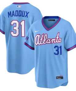 Mens Atlanta Braves Greg Maddux Nike Jersey