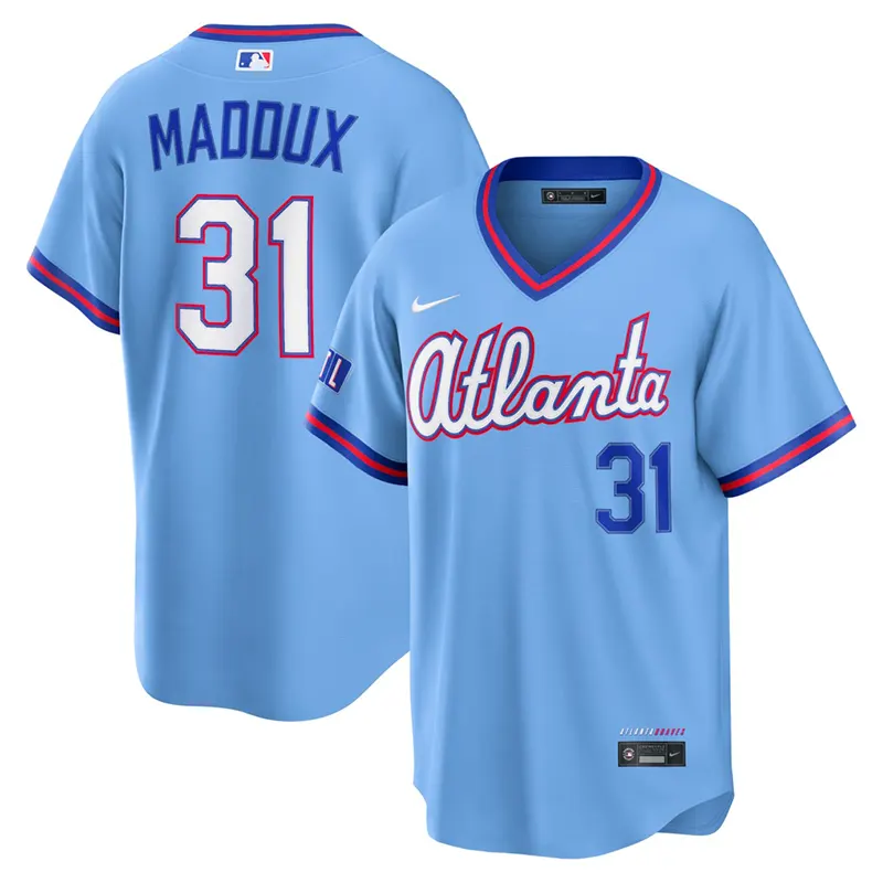 Mens Atlanta Braves Greg Maddux Nike Jersey