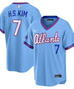 Mens Atlanta Braves Ha-Seong Kim Nike Stadium Jersey