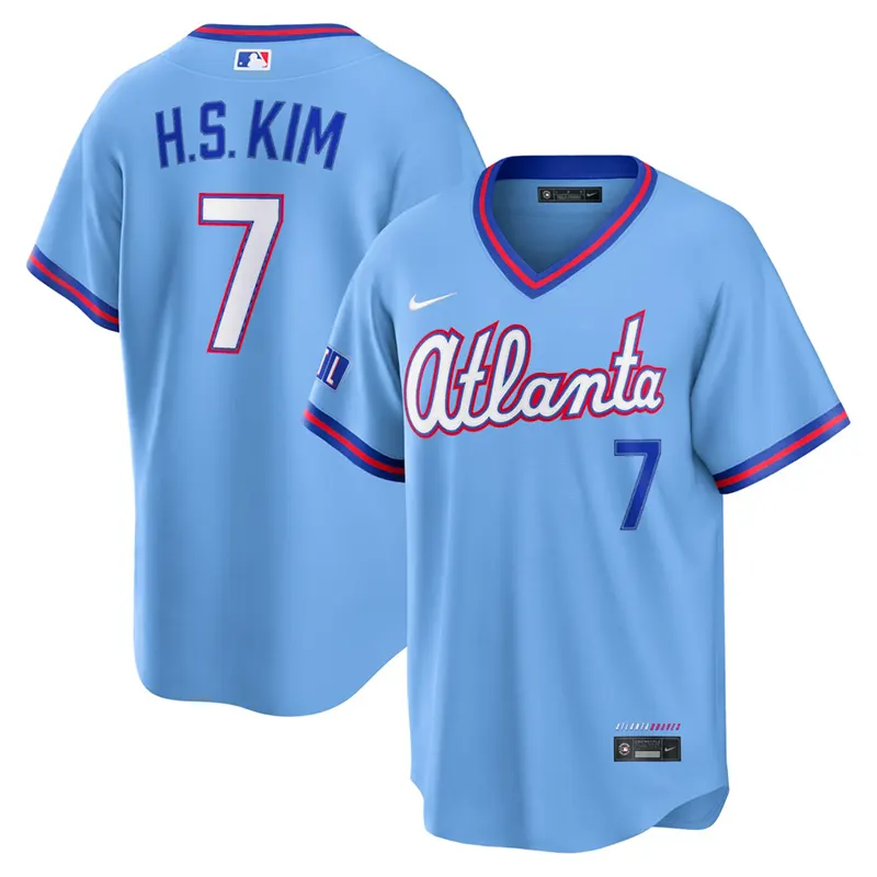 Mens Atlanta Braves Ha-Seong Kim Nike Stadium Jersey