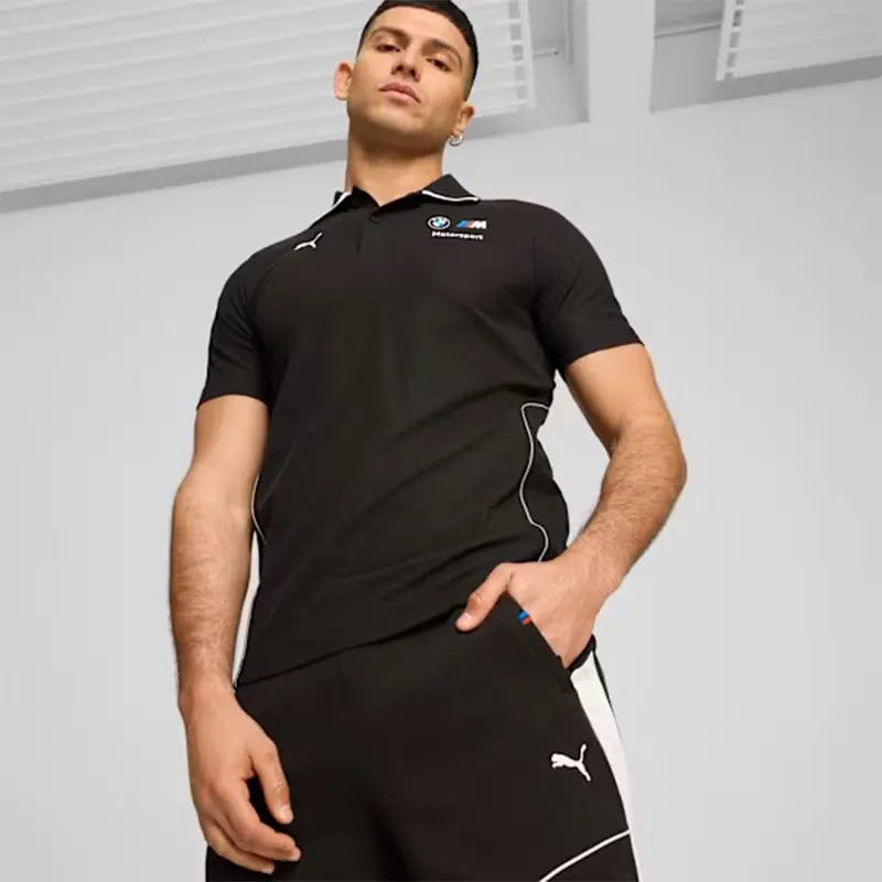Mens BMW M Motorsport Motorsport Polo Shirt - Image 2