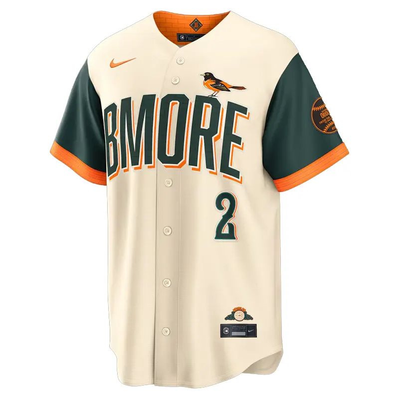 Mens Baltimore Orioles Gunnar Henderson Nike Jersey - Image 2