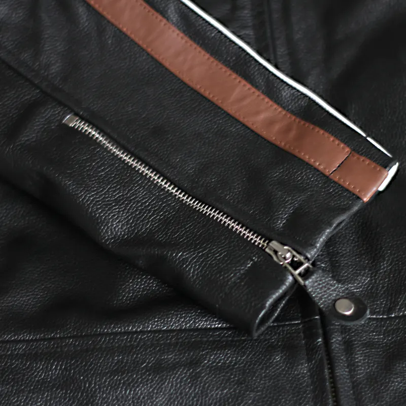 Moto Leather Jacket - Image 5
