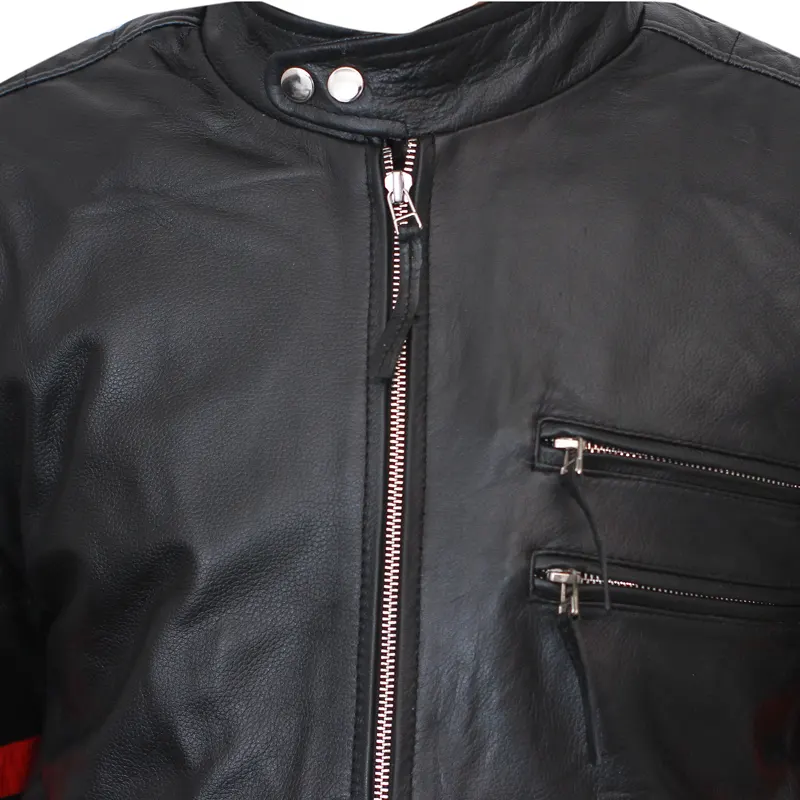 Hybrid Fight Club Mayhem Leather Jacket - Image 5