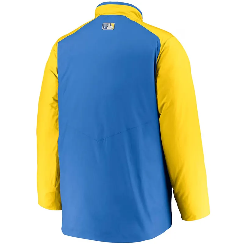 Mens Boston Red Sox Nike Light Blue Baseball Dugout Full-Zip Jacket - Image 2