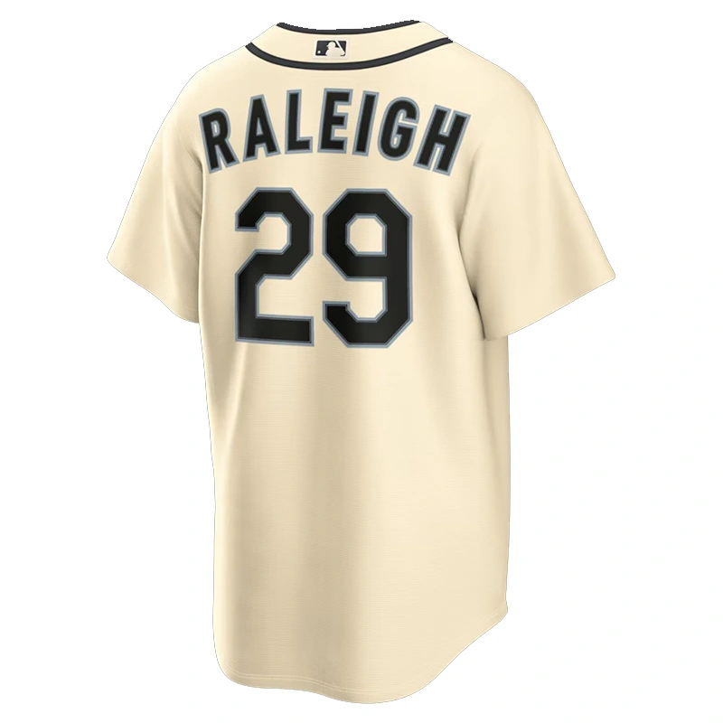Mens Cal Raleigh Seattle Mariners Nike MLB Jersey - Image 3