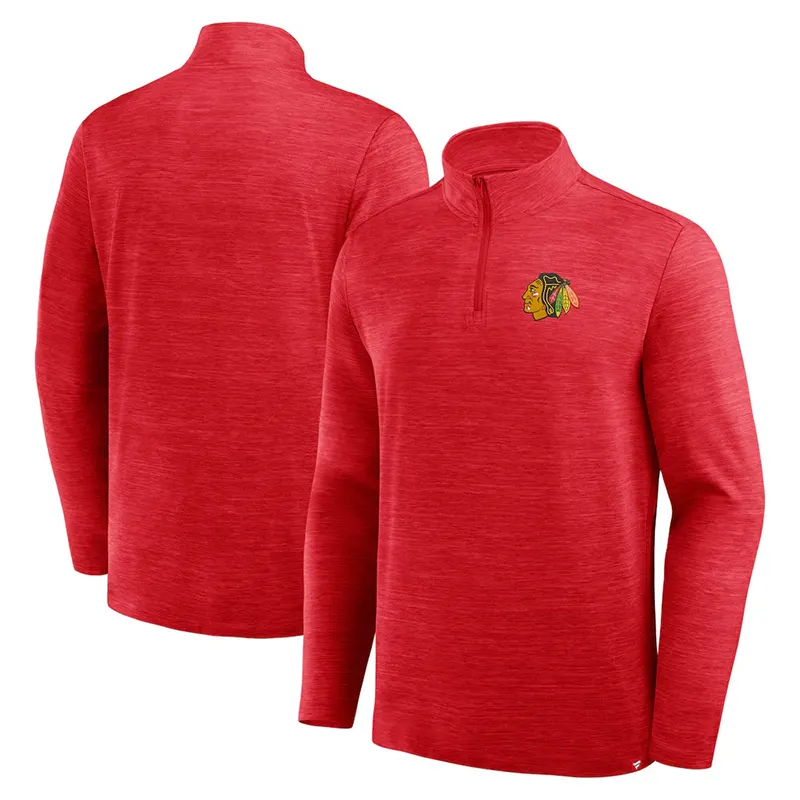 Mens Chicago Blackhawks Boarding Quarter Zip