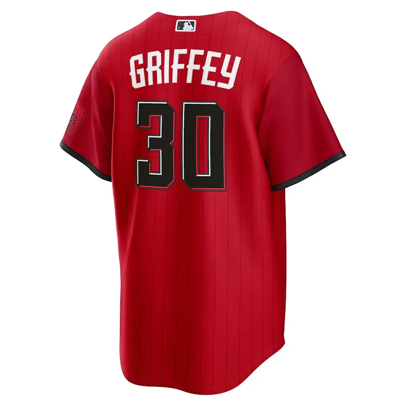 Mens Cincinnati Reds Ken Griffey Jr. Nike Jersey - Image 3