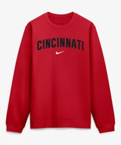 Mens Cincinnati Reds Nike Red 2026 City Connect Club 2-Hit Sweatshirt