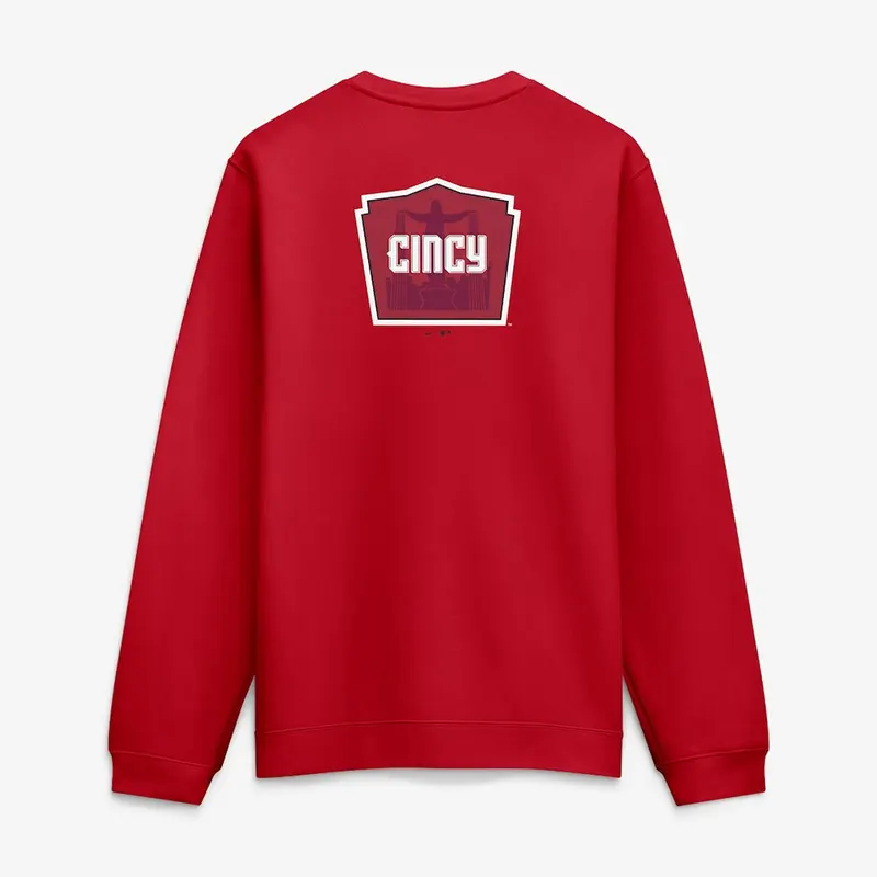 Mens Cincinnati Reds Nike Red 2026 City Connect Club 2-Hit Sweatshirt - Image 2