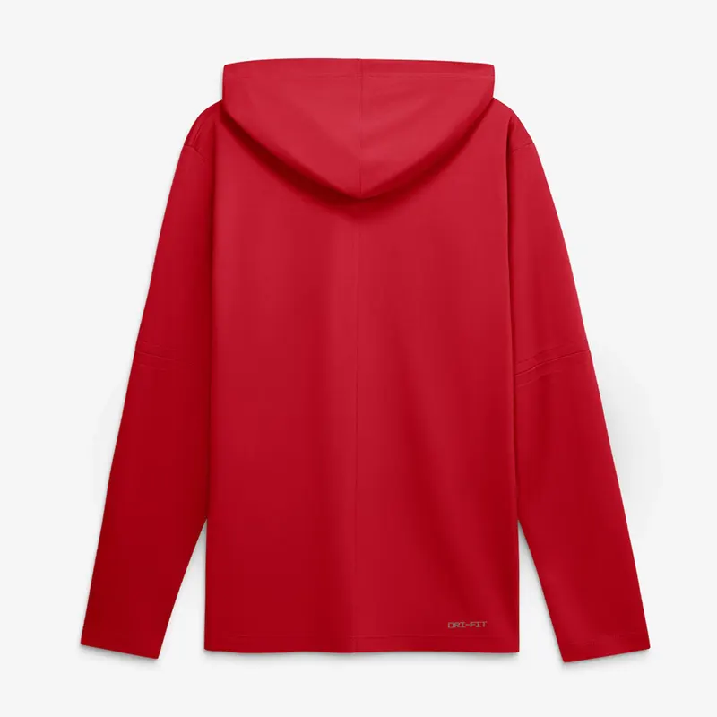 Mens Cincinnati Reds Nike Red 2026 City Connect Dri-FIT Long Sleeve Hooded T-Shirt - Image 2