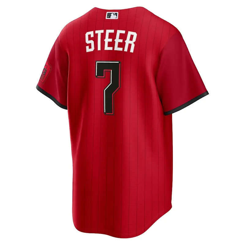 Mens Cincinnati Reds Spencer Steer Nike Jersey - Image 3