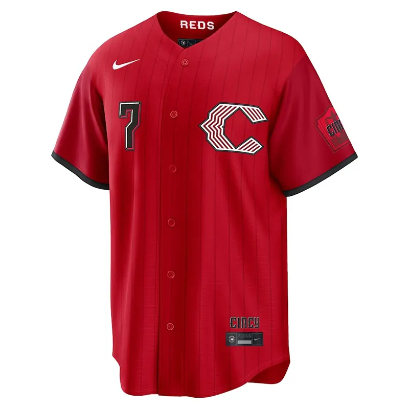 Mens Cincinnati Reds Spencer Steer Nike Jersey - Image 2