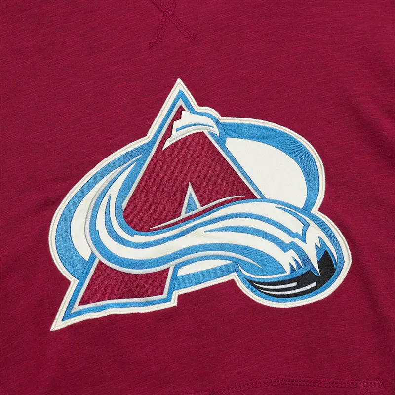 Mens Colorado Avalanche Mitchell & Ness Legendary Slub Hoodie - Image 3