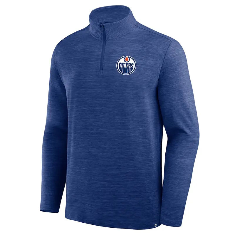 Mens Edmonton Oilers Boarding Quarter Zip - Image 2