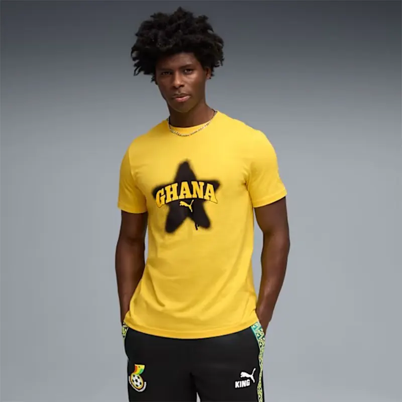 Mens Ghana ftbl Culture Soccer Tee - Image 3