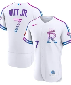 Mens Kansas City Royals Bobby Witt Jr. Nike Patch Jersey