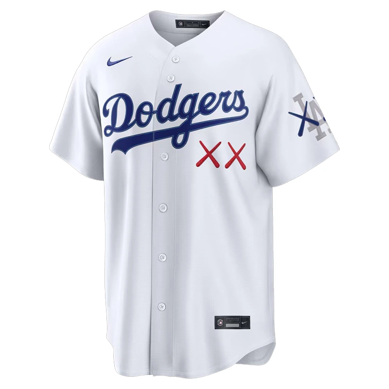 KAWS Nike MLB Stadium Los Angeles Dodgers Jersey - Image 2
