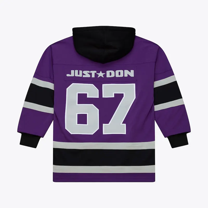 Mens Los Angeles Kings Mitchell & Ness Just Don Jersey Hoodie - Image 2