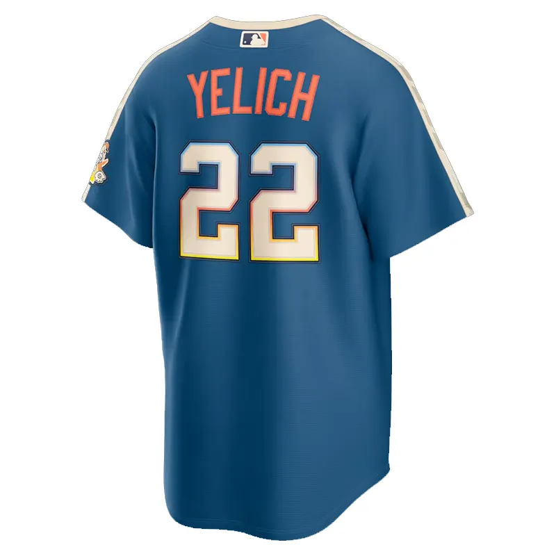 Mens Milwaukee Brewers Christian Yelich Nike Jersey - Image 3