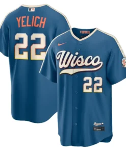 Mens Milwaukee Brewers Christian Yelich Nike Jersey