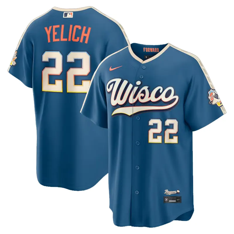 Mens Milwaukee Brewers Christian Yelich Nike Jersey