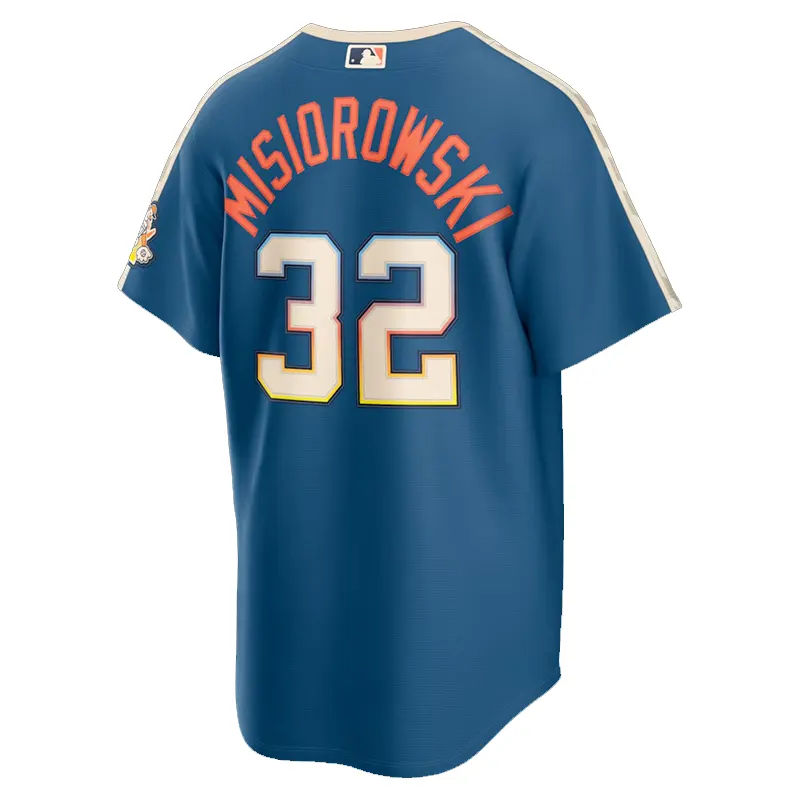 Mens Milwaukee Brewers Jacob Misiorowski Nike Stadium Jersey - Image 3