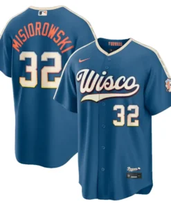 Mens Milwaukee Brewers Jacob Misiorowski Nike Stadium Jersey