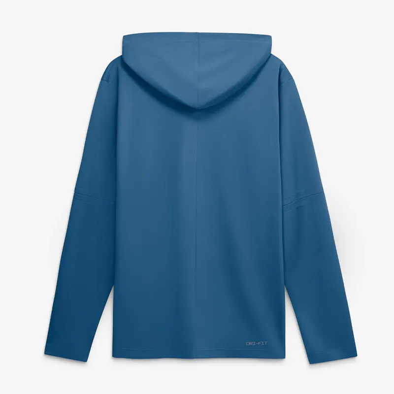 Mens Milwaukee Brewers Nike Blue 2026 City Connect Dri-FIT Long Sleeve Hooded T-Shirt - Image 2