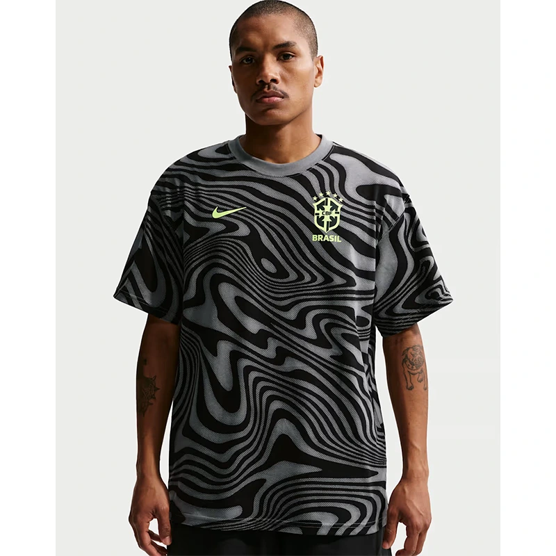 Men's Nike Brazil Football T-Shirt - Image 4