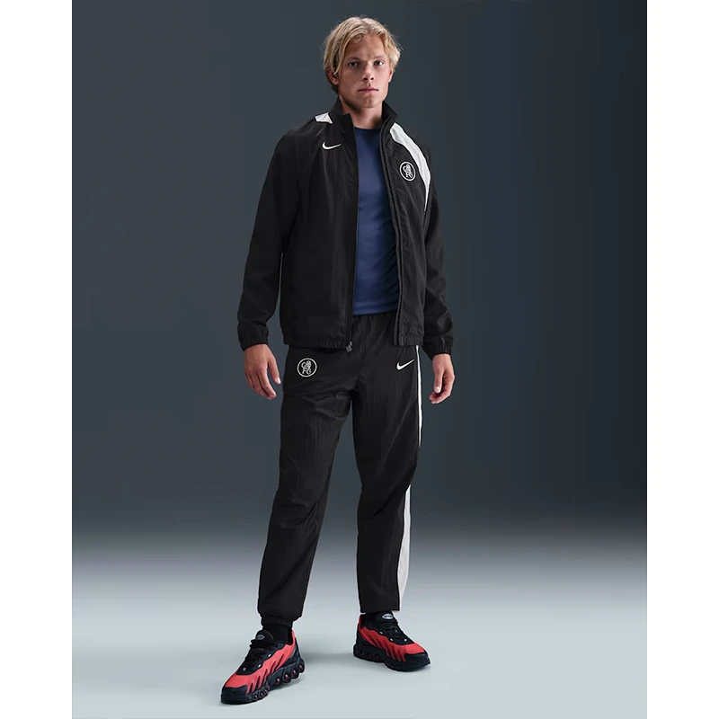 Mens Nike Chelsea F.C. Football Total 90 Tracksuit Jacket - Image 4