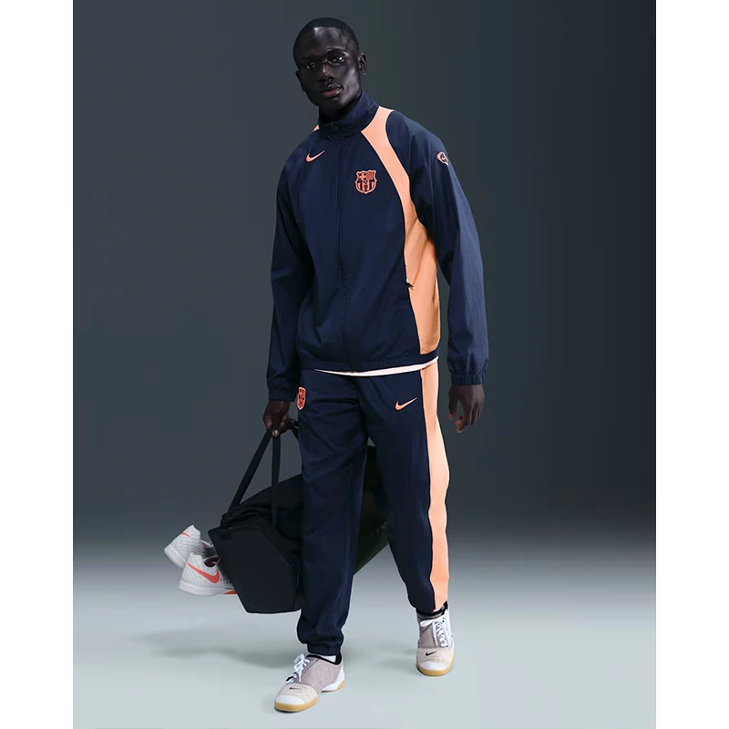 Mens Nike F.C. Barcelona Football Total 90 Tracksuit Jacket - Image 4