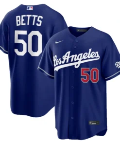 Mens Nike Mookie Betts Royal Los Angeles Dodgers Alternate Stadium Jersey
