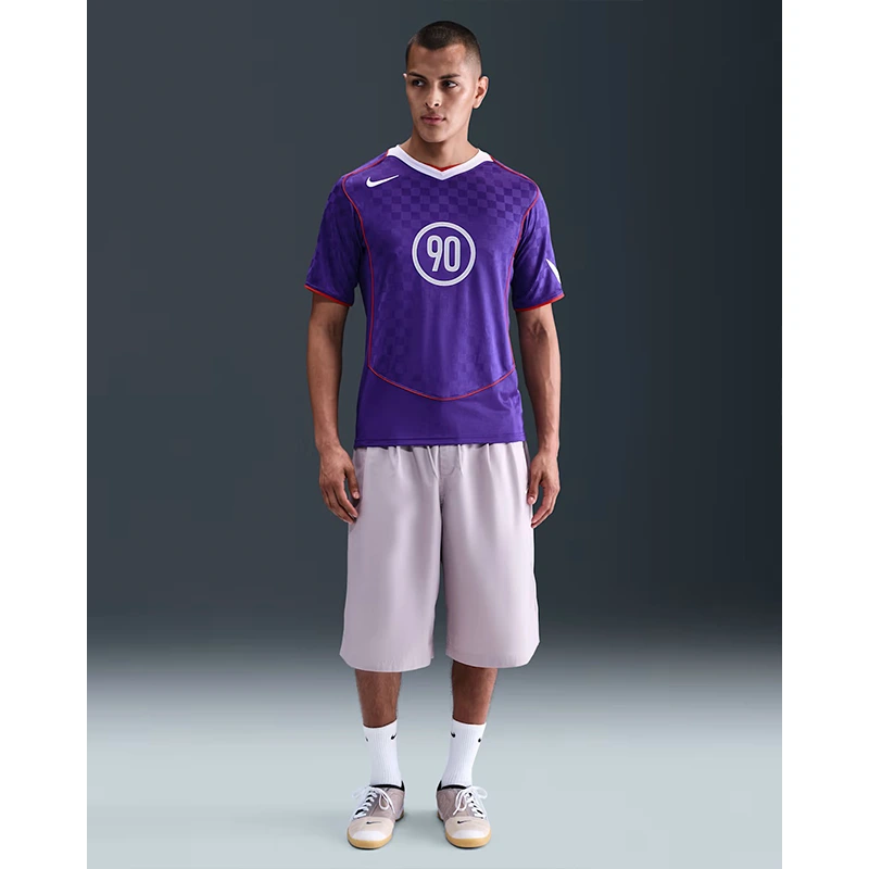 Mens Nike Total 90 Purple Dri-FIT Soccer Shirt - Image 3