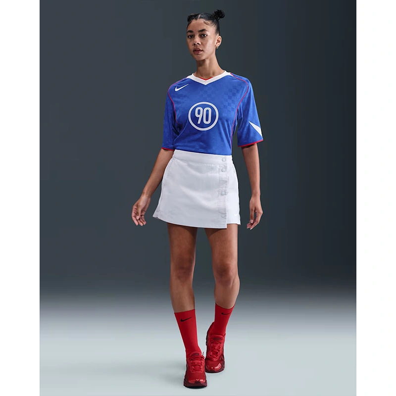 Mens Nike Total 90 Royal Blue Dri-FIT Soccer Shirt - Image 6