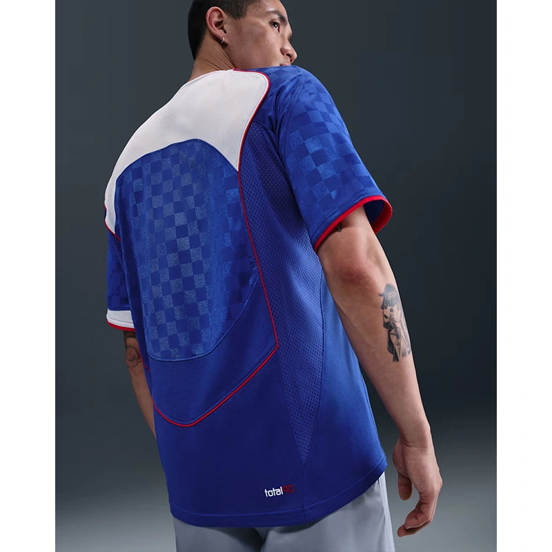 Mens Nike Total 90 Royal Blue Dri-FIT Soccer Shirt - Image 5