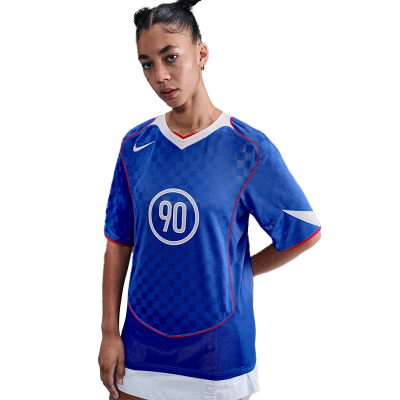 Mens Nike Total 90 Royal Blue Dri-FIT Soccer Shirt - Image 2