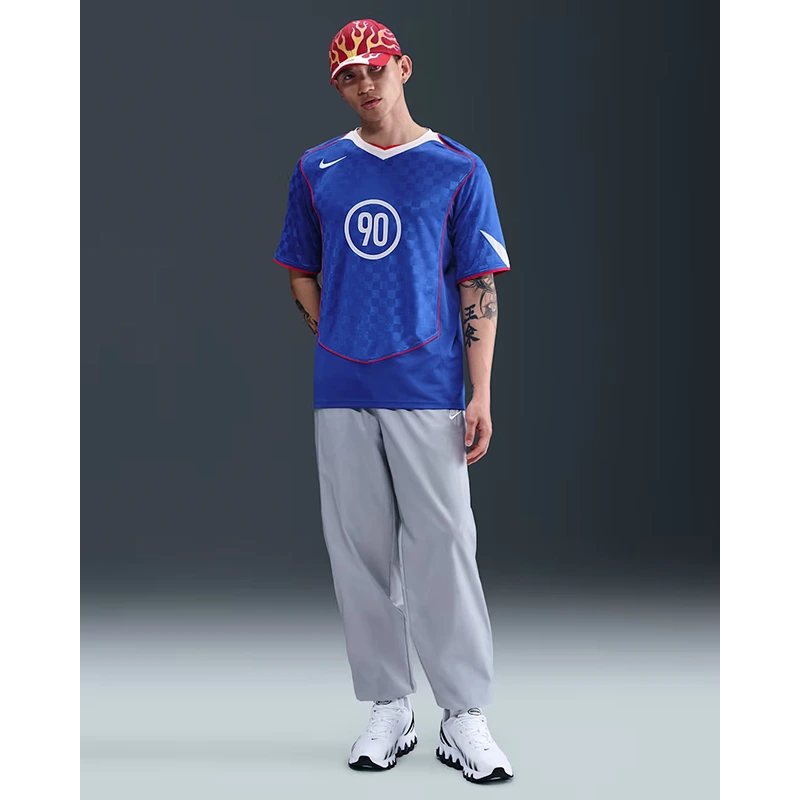 Mens Nike Total 90 Royal Blue Dri-FIT Soccer Shirt - Image 7