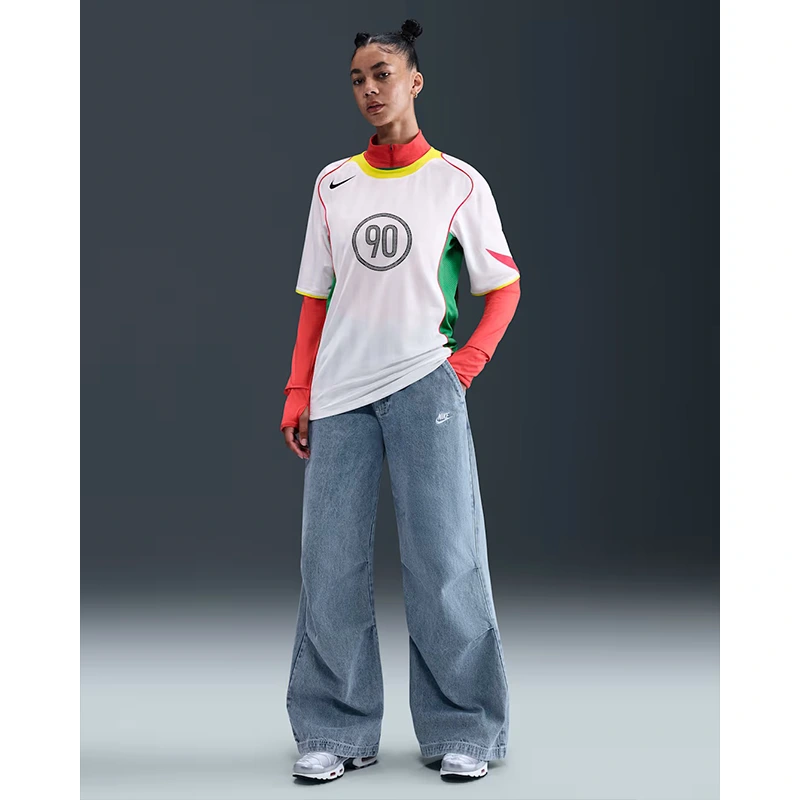 Mens Nike Total 90 White Dri-FIT Soccer Shirt - Image 6