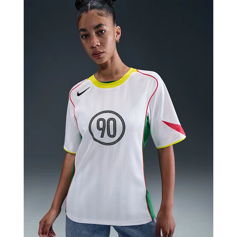 Mens Nike Total 90 White Dri-FIT Soccer Shirt - Image 2