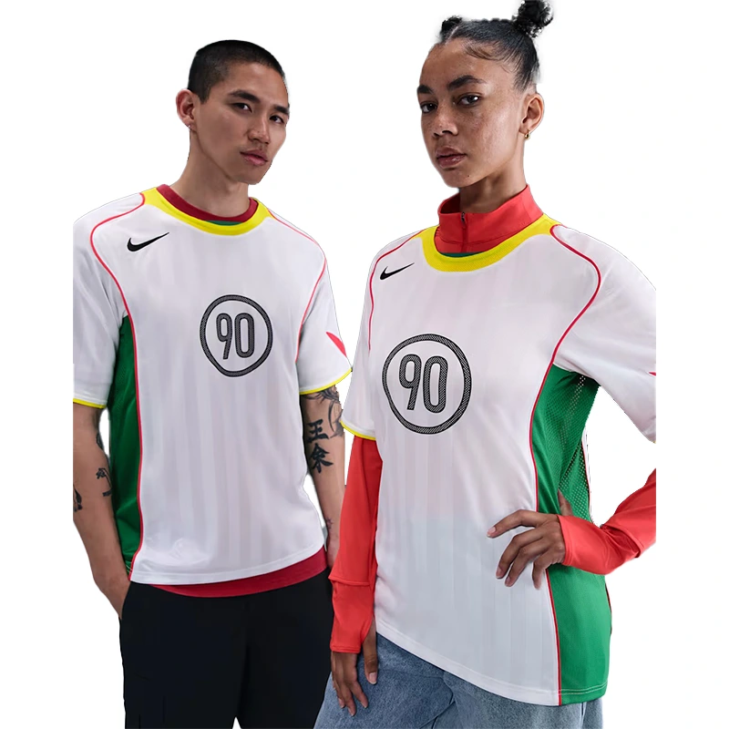 Mens Nike Total 90 White Dri-FIT Soccer Shirt