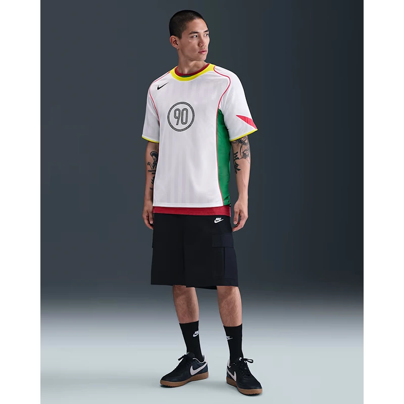 Mens Nike Total 90 White Dri-FIT Soccer Shirt - Image 7