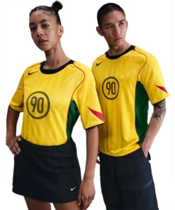 Mens Nike Total 90 Yellow Dri-FIT Soccer Shirt
