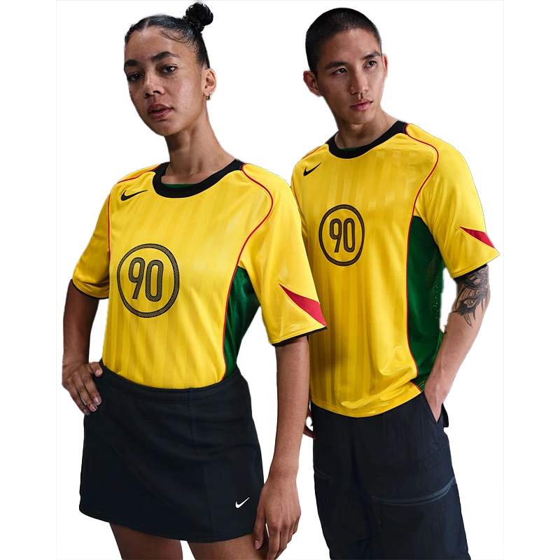 Mens Nike Total 90 Yellow Dri-FIT Soccer Shirt